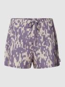 Calvin Klein Underwear Shorts mit Allover-Muster in Flieder, Größe XS