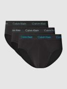 Calvin Klein Underwear Slip mit Label-Bund im 3er-Pack in Black, Größe...