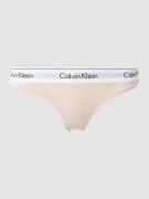 Calvin Klein Underwear String mit Logo-Bund in Rosa, Größe XS