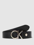 CK Calvin Klein Ledergürtel mit Label-Applikation in Black, Größe 85