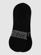 CK Calvin Klein Füßlinge mit Stretch-Anteil im 2er-Pack in Black, Größ...