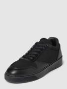 CK Calvin Klein Sneaker aus Leder mit Label-Print in Black, Größe 42