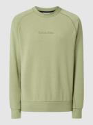 CK Calvin Klein Sweatshirt mit Logo in 3D-Optik in Khaki, Größe M