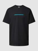 CK Calvin Klein T-Shirt mit Label-Stitching in Black, Größe S