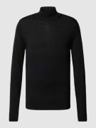 CK Calvin Klein Strickpullover mit Stehkragen in Black, Größe XXL