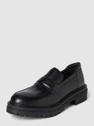Geox Penny-Loafer aus echtem Leder Modell 'IRIDEA' in Black, Größe 40