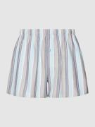 Hanro Boxershorts mit Streifenmuster Modell 'Fancy Woven Boxers' in Be...
