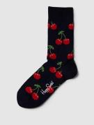 Happy Socks Socken mit Allover-Muster Modell 'CHERRY' in Marineblau, G...