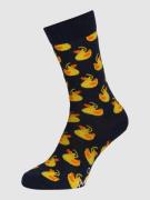 Happy Socks Socken mit Allover-Muster in Marine, Größe 36/40