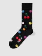 Happy Socks Socken mit Allover-Muster in Black, Größe 41/46