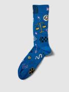 Happy Socks Socken mit Allover-Muster Modell 'Libra' in Blau, Größe 36...