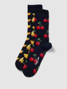Happy Socks Socken mit Allover-Motiv im 2er-Pack in Marine, Größe 36/4...