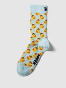 Happy Socks Socken im Allover-Look Modell 'RUBBER DUCK' in Hellblau, G...