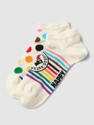 Happy Socks Sneakersocken mit Allover-Muster im 2er-Pack in Offwhite, ...