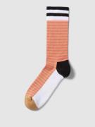 Happy Socks Socken mit Kontrast-Details in Apricot, Größe 41/46