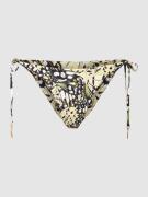 Seafolly Bikini-Slip mit Allover-Print in Neon Gelb, Größe 36