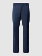 SELECTED HOMME Slim Fit Hose mit Bügelfalten in Dunkelblau, Größe 48