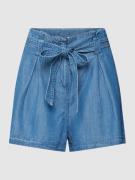 Superdry Shorts mit Stoffgürtel in Jeansblau, Größe L