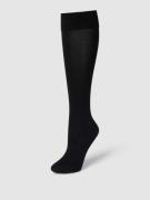 Wolford Socken mit Rippbündchen Modell 'Merino' in Black, Größe S