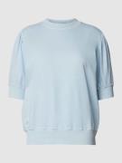 Drykorn Sweatshirt mit gerippten Abschlüssen Modell 'SMELA' in Bleu, G...