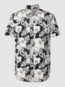 Jack & Jones Freizeithemd mit tropischem Allover-Print in Offwhite, Gr...