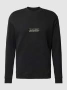Jack & Jones Sweatshirt mit Rundhalsausschnitt Modell 'SHADOW' in Blac...