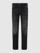 Jack & Jones Slim Fit Jeans mit Stretch-Anteil Modell 'Glenn' in Black...