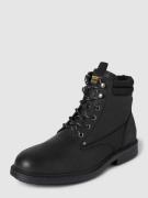 Jack & Jones Boots aus Leder in Black, Größe 45