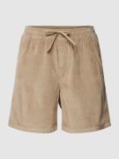 Jack & Jones Shorts in Ripp-Optik in Beige, Größe S