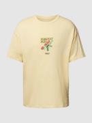 Jack & Jones T-Shirt mit Motiv-Print Modell 'BLOCKPOP' in Gelb, Größe ...