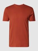 Strellson T-Shirt mit Rundhalsausschnitt und kurzen Ärmeln in Terra, G...