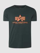 Alpha Industries T-Shirt mit Logo-Print in Bottle, Größe XXL