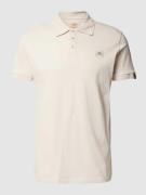 Alpha Industries Poloshirt mit Logo-Stitching Modell 'X-Fit' in Offwhi...