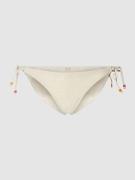 Banana Moon Bikini-Slip mit Schnürung und Perlen in Offwhite, Größe XL