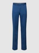 Hiltl Slim Fit Hose mit Bügelfalten Modell 'PEAKER' in Blau, Größe 28