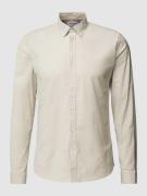 Lindbergh Slim Fit Freizeithemd mit Button-Down-Kragen Modell 'Oxford'...