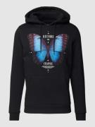 Mister Tee Hoodie mit Motiv-Print Modell 'Become the Change' in Black,...