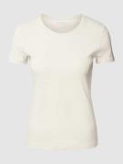 Montego T-Shirt mit Rundhalsausschnitt in Beige Melange, Größe XL