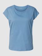 Montego T-Shirt mit Kappärmeln in Rauchblau, Größe XL