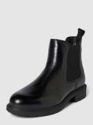 Tamaris Chelsea Boots aus Leder-Mix in Black, Größe 36