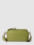 Abro Crossbody Bag aus Leder mit Label-Schriftzug Modell 'TINA' in Oli...