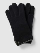 Roeckl Handschuhe mit Applikation Modell 'WALKHANDSCHUH' in Black, Grö...