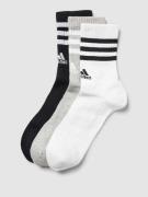 adidas Originals Socken mit Label-Detail im 3er-Pack in Mittelgrau Mel...