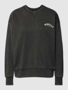 Only Oversized Sweatshirt mit Motiv-Print Modell 'LUCINDA' in Black, G...