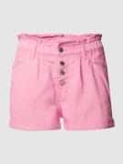 Only Shorts mit elastischem Bund in Pink, Größe M