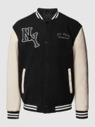 Only & Sons College-Jacke mit Label-Stitching Modell 'JAY' in Black, G...