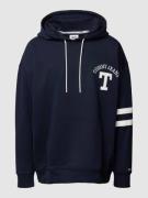 Tommy Jeans Hoodie mit Label-Stitching Modell 'LETTERMAN' in Black, Gr...