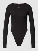 Tommy Jeans Body in unifarbenem Design Modell 'ESSENTIAL' in Black, Gr...