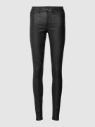 Pieces Jeans in unifarbenem Design Modell 'SHAPE-UP PARO' in Black, Gr...