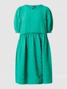 Pieces Kleid mit Tartan-Karo Modell 'Vudmilla' in Gruen, Größe L